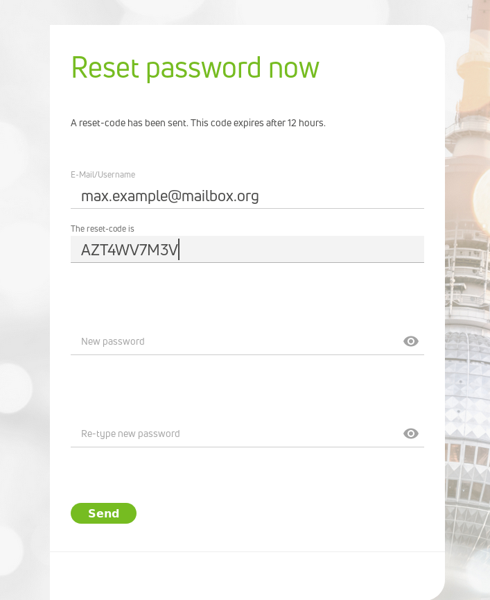 Password Reset now