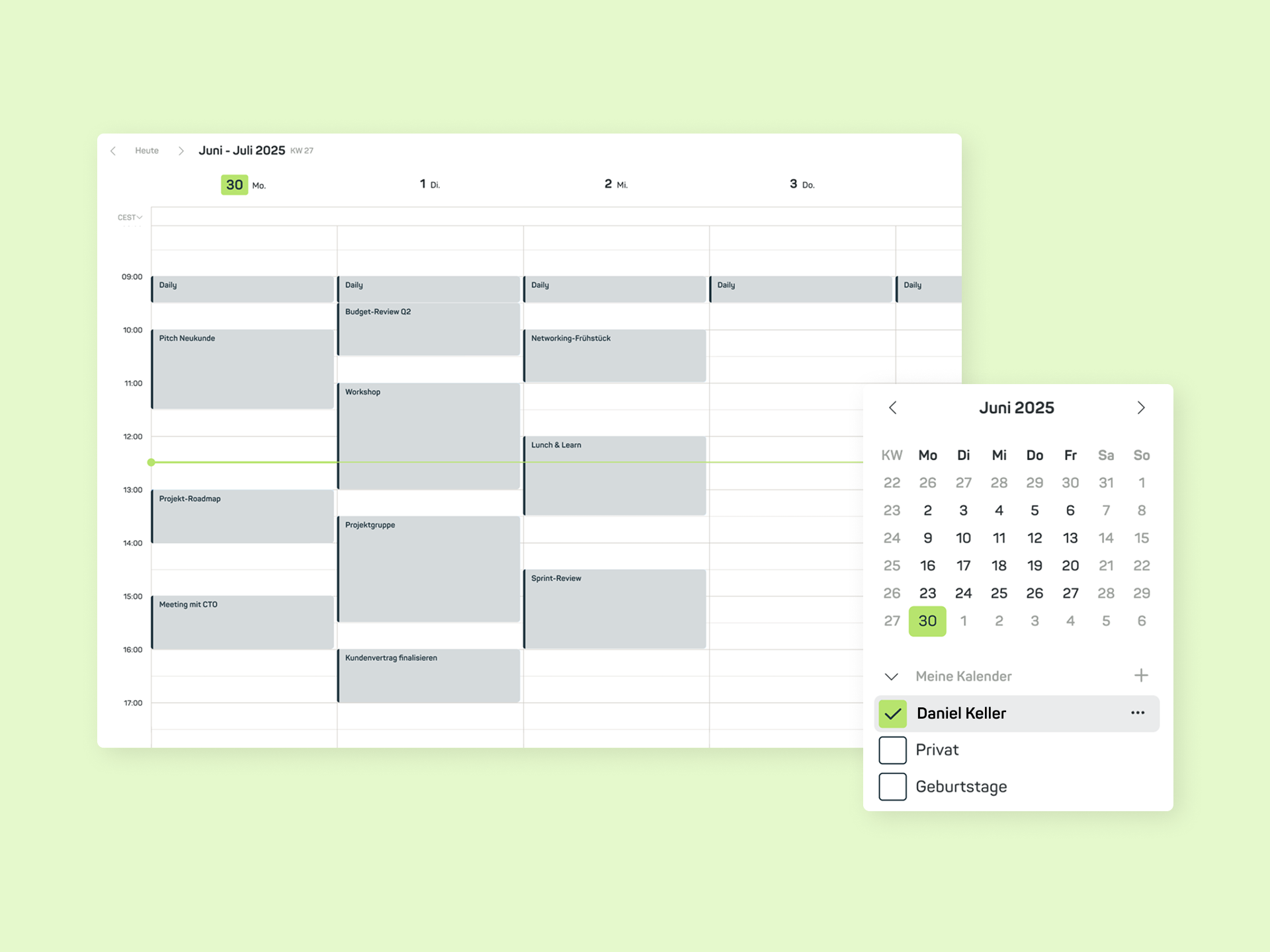 mailbox Office: Kalender teilen leicht gemacht