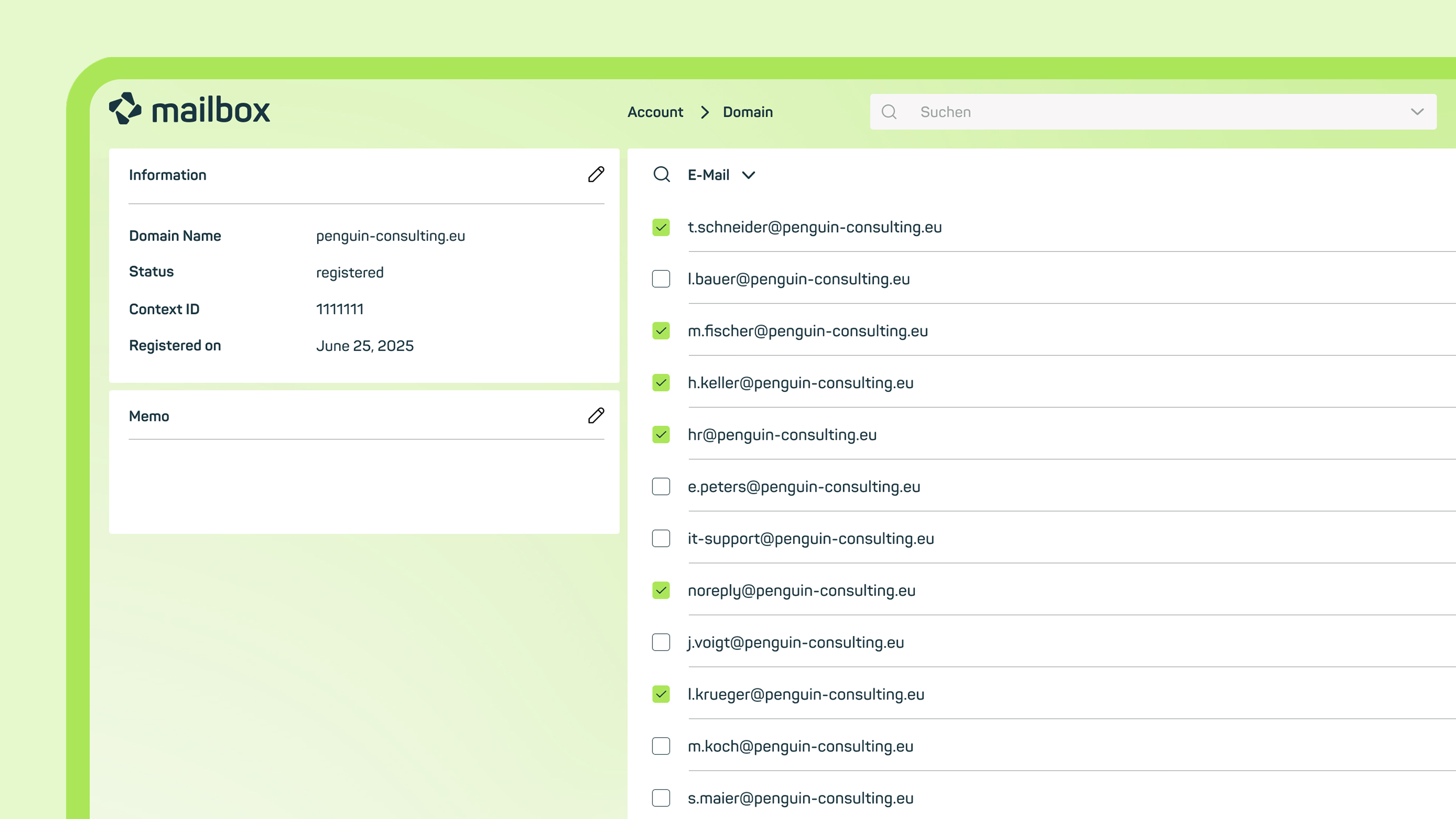 mailbox Admin: Powerful API and easy to use Admin Console