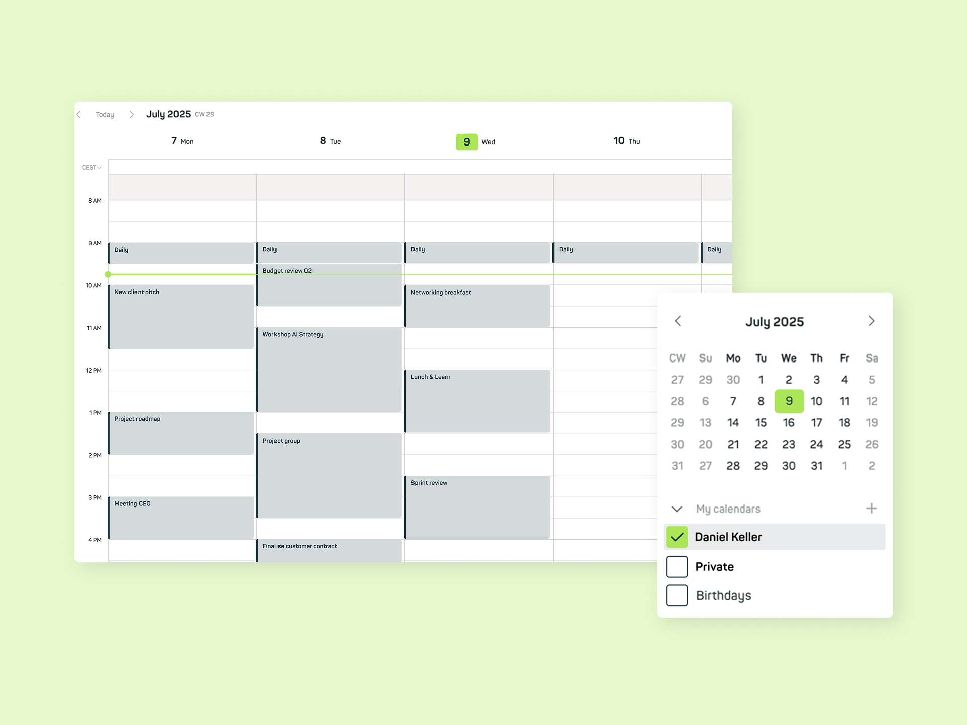 mailbox Office: Your secure calendar to stay ahead