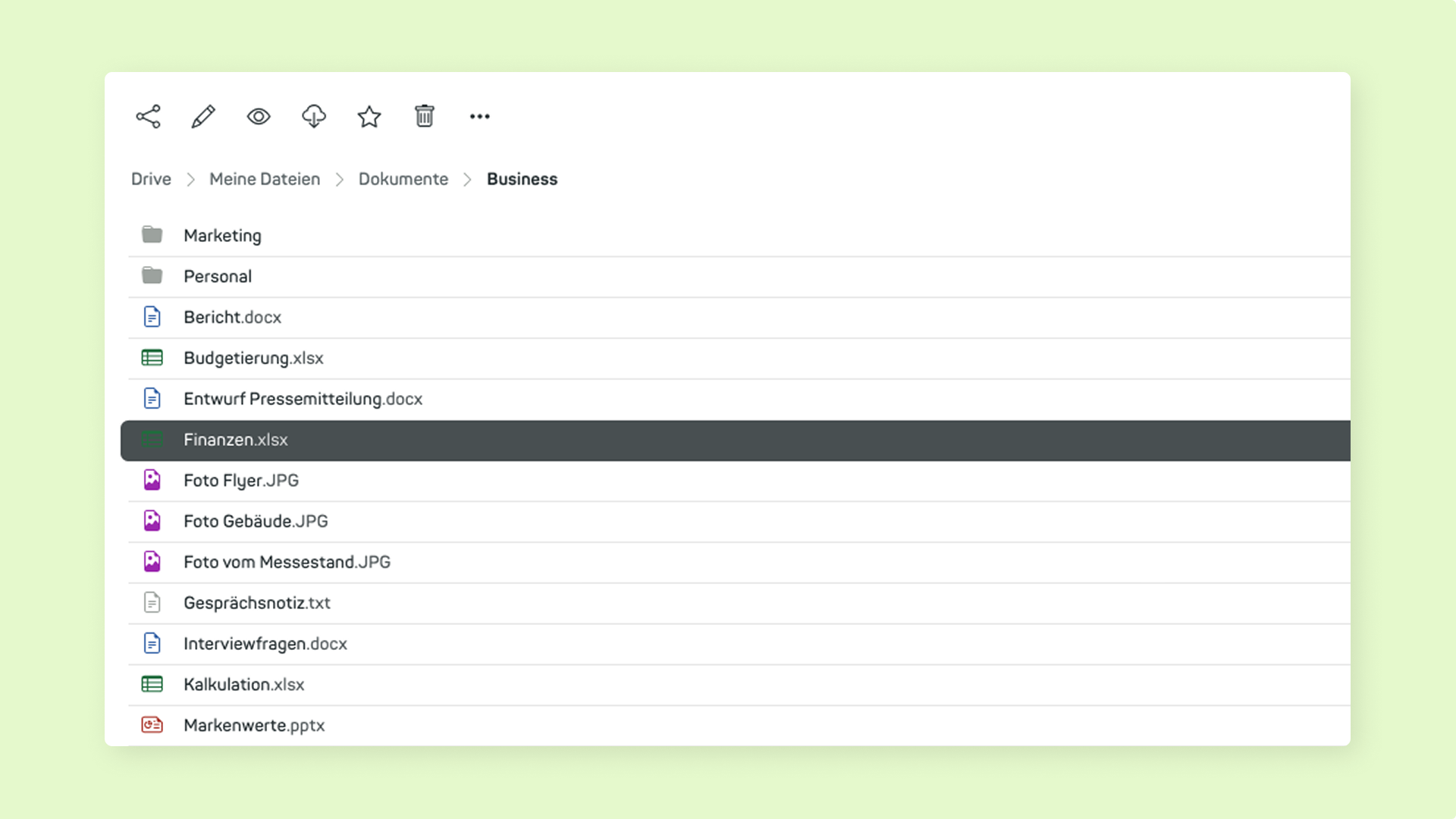 mailbox Drive: Alles im Blick