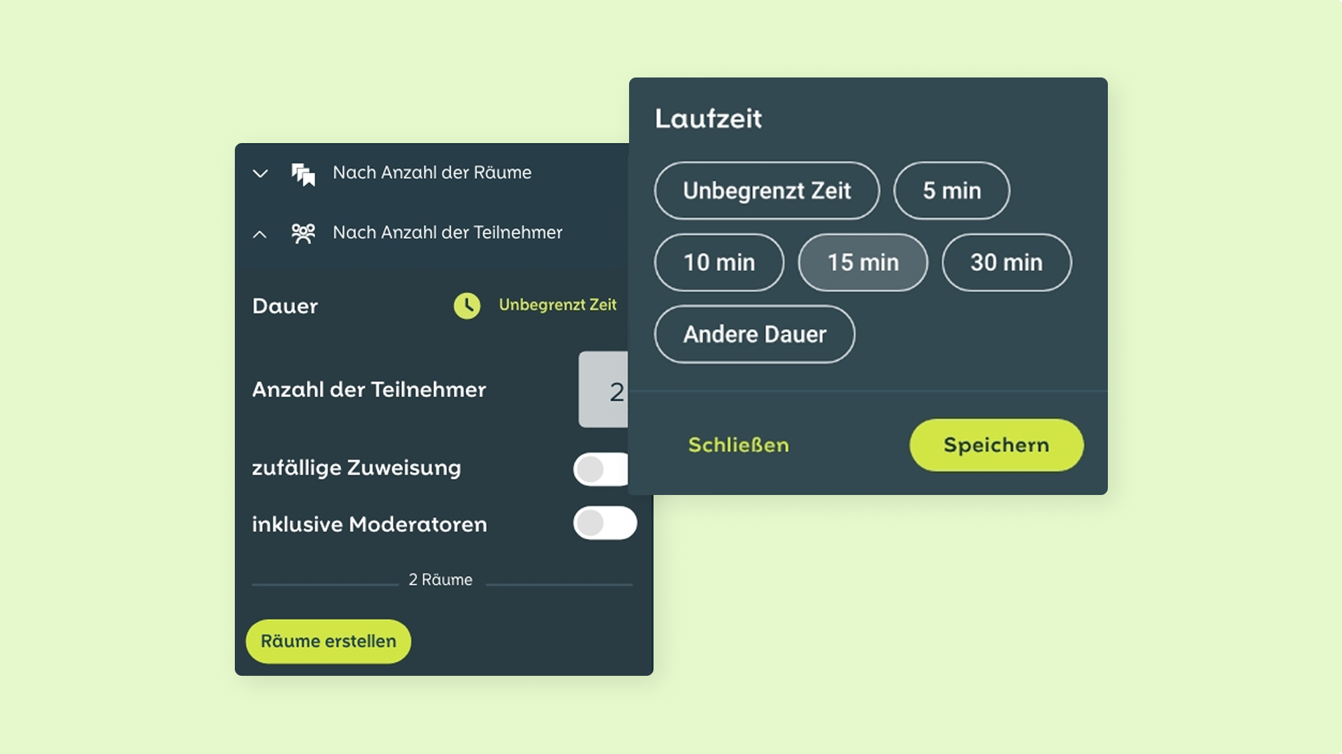 mailbox Meet: Breakout Räume