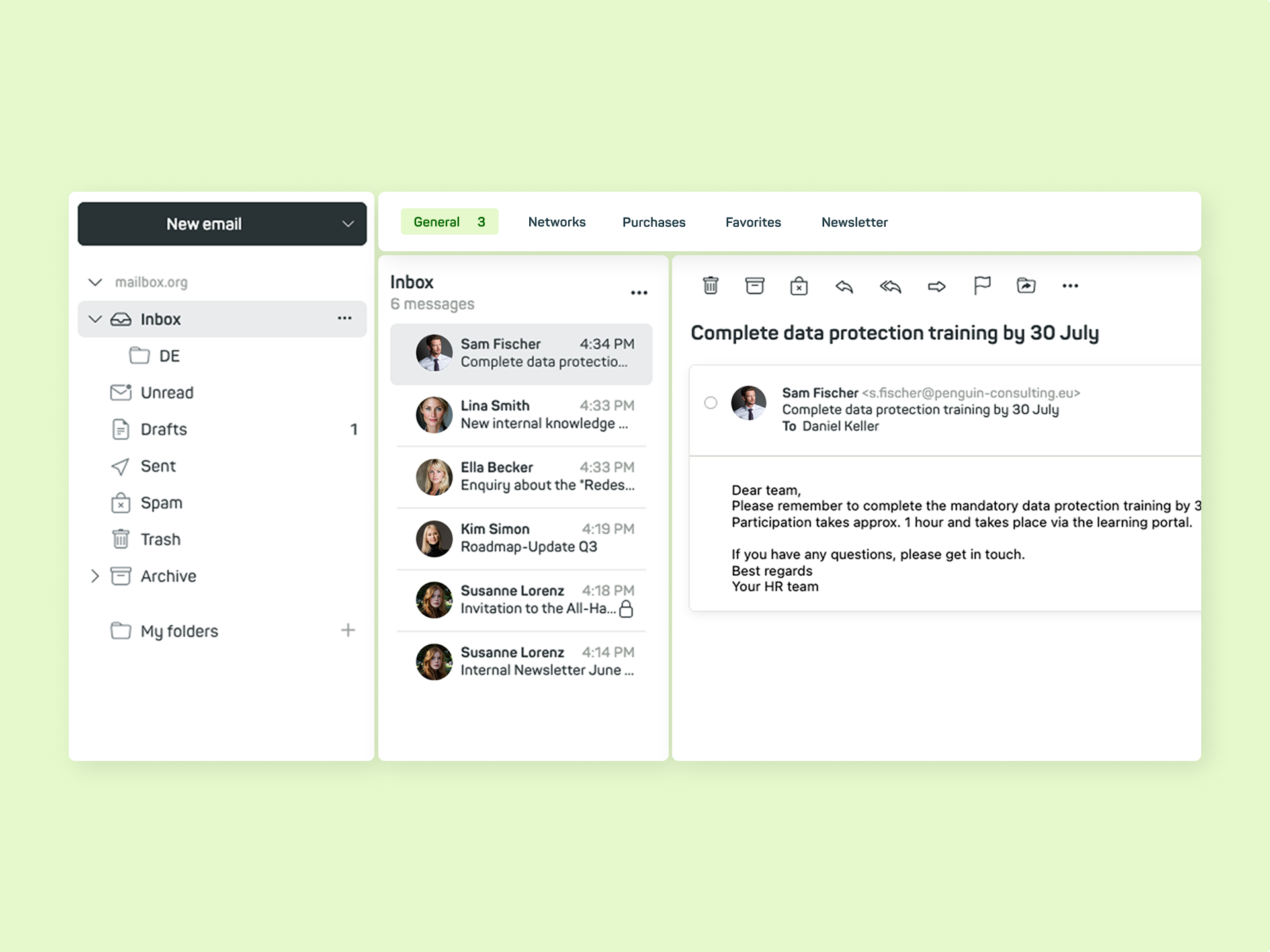 mailbox Mail: the tabbed inbox