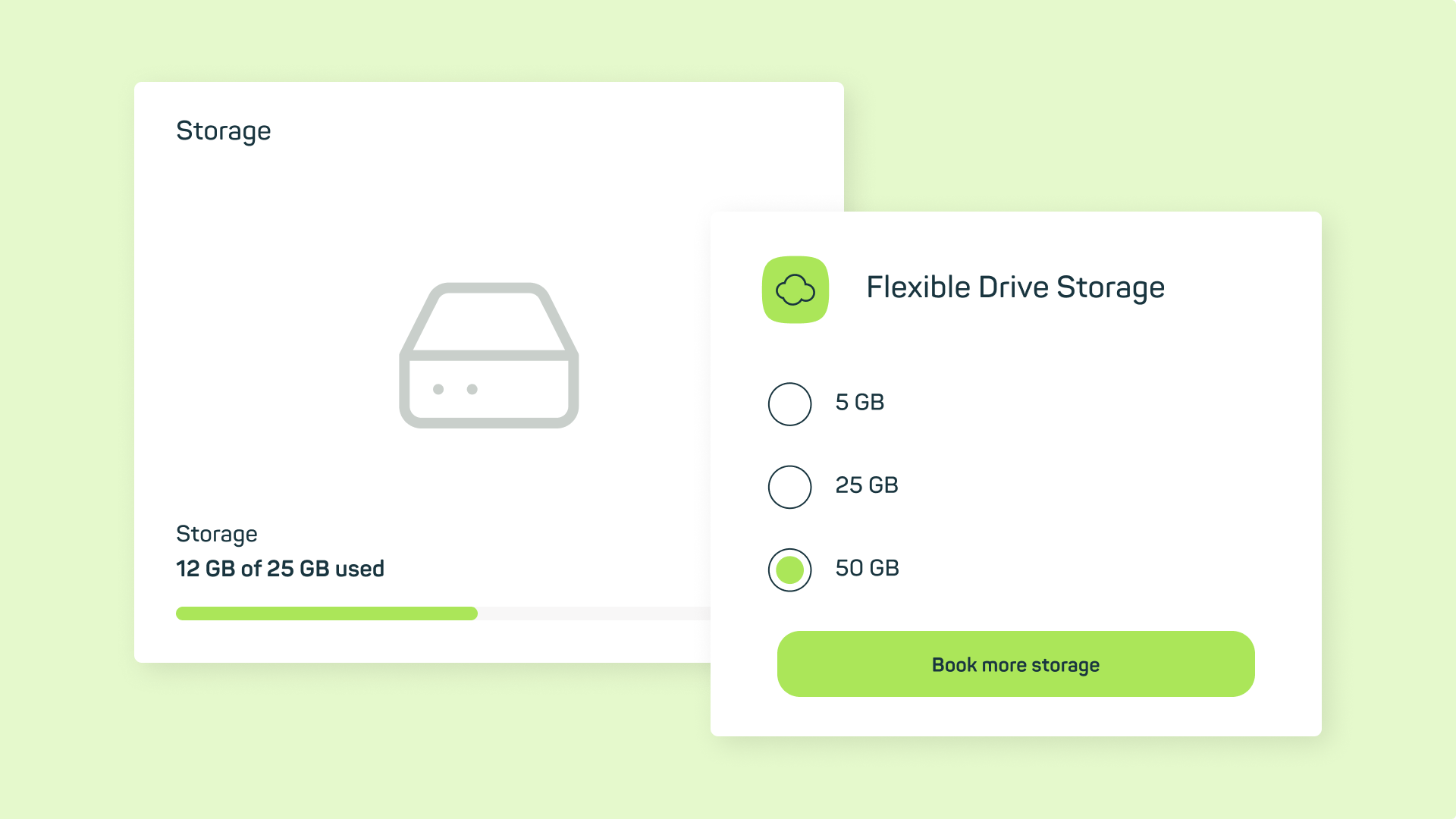 mailbox Drive: extendable storage space for all your needs