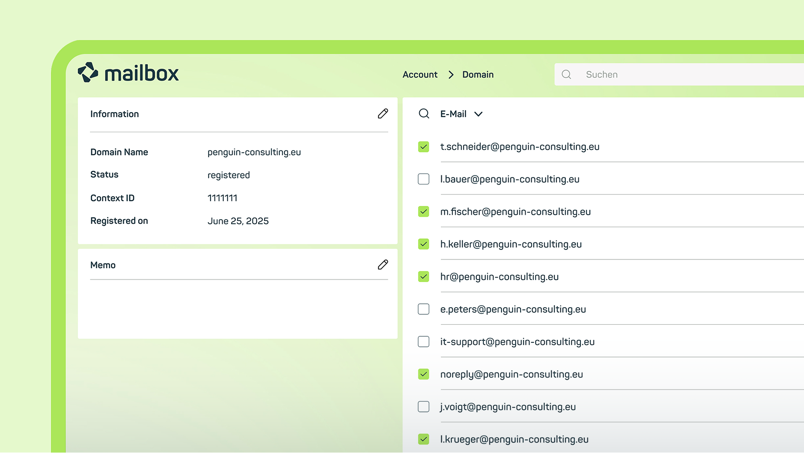 mailbox Admin: Powerful API and admin console
