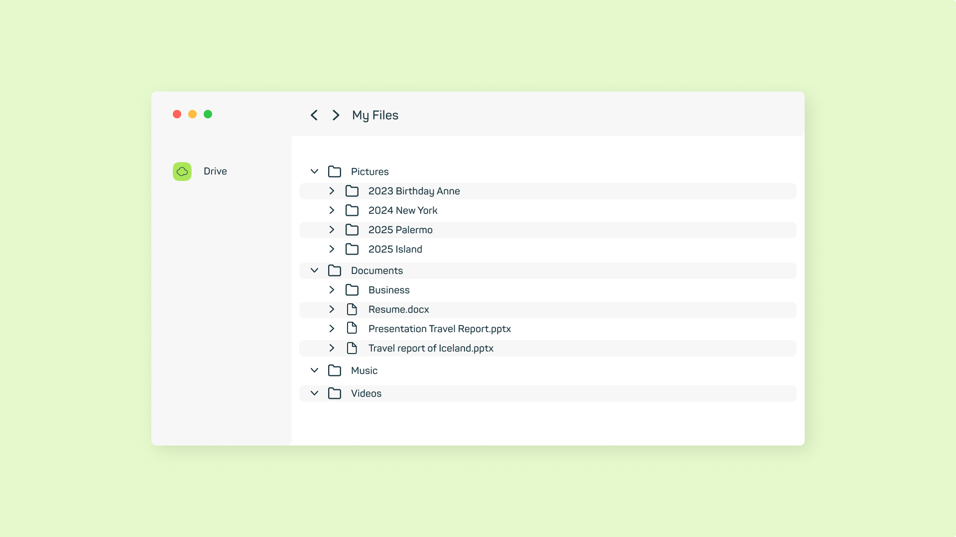 mailbox Drive: Easy connection with WebDAV