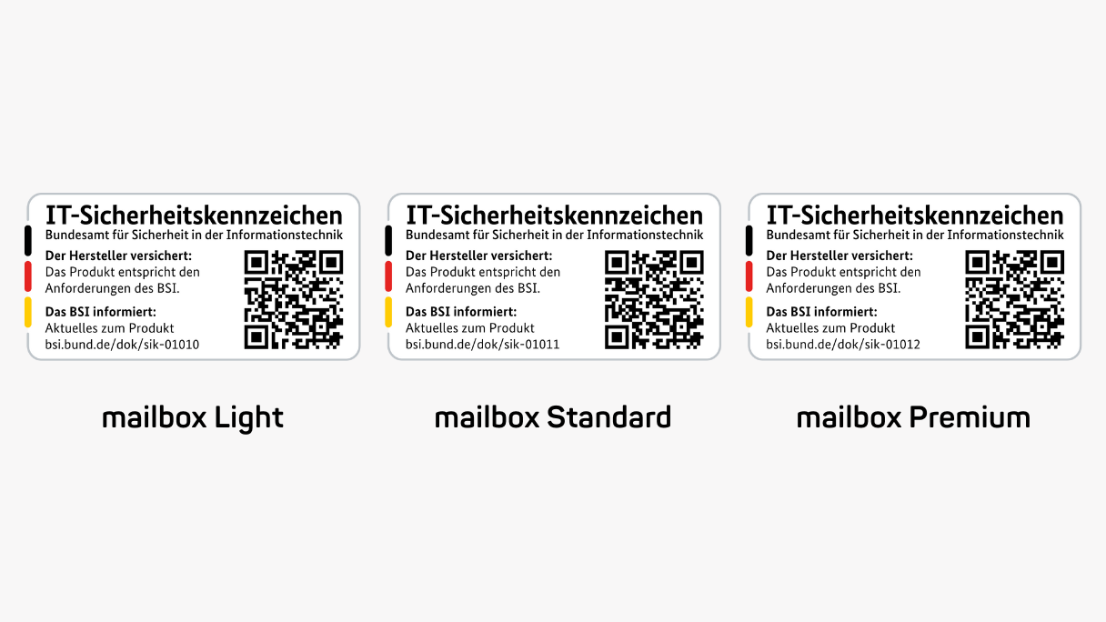 mailbox BSI IT-Sicherheitszertifikate
