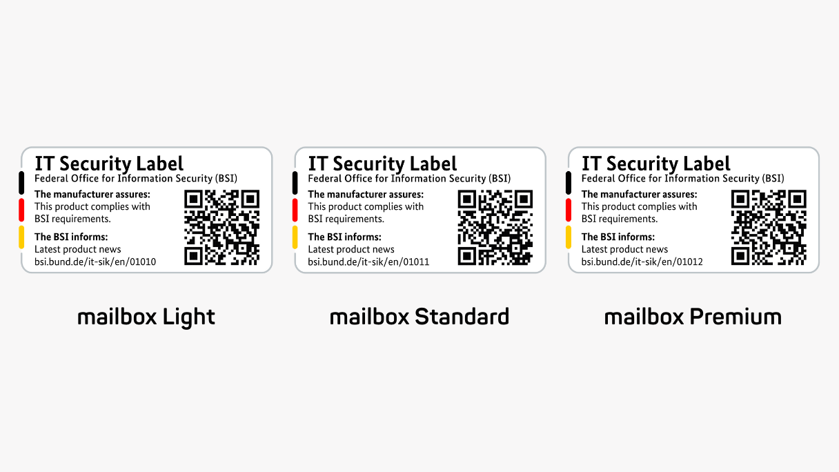 mailbox BSI IT Security Label