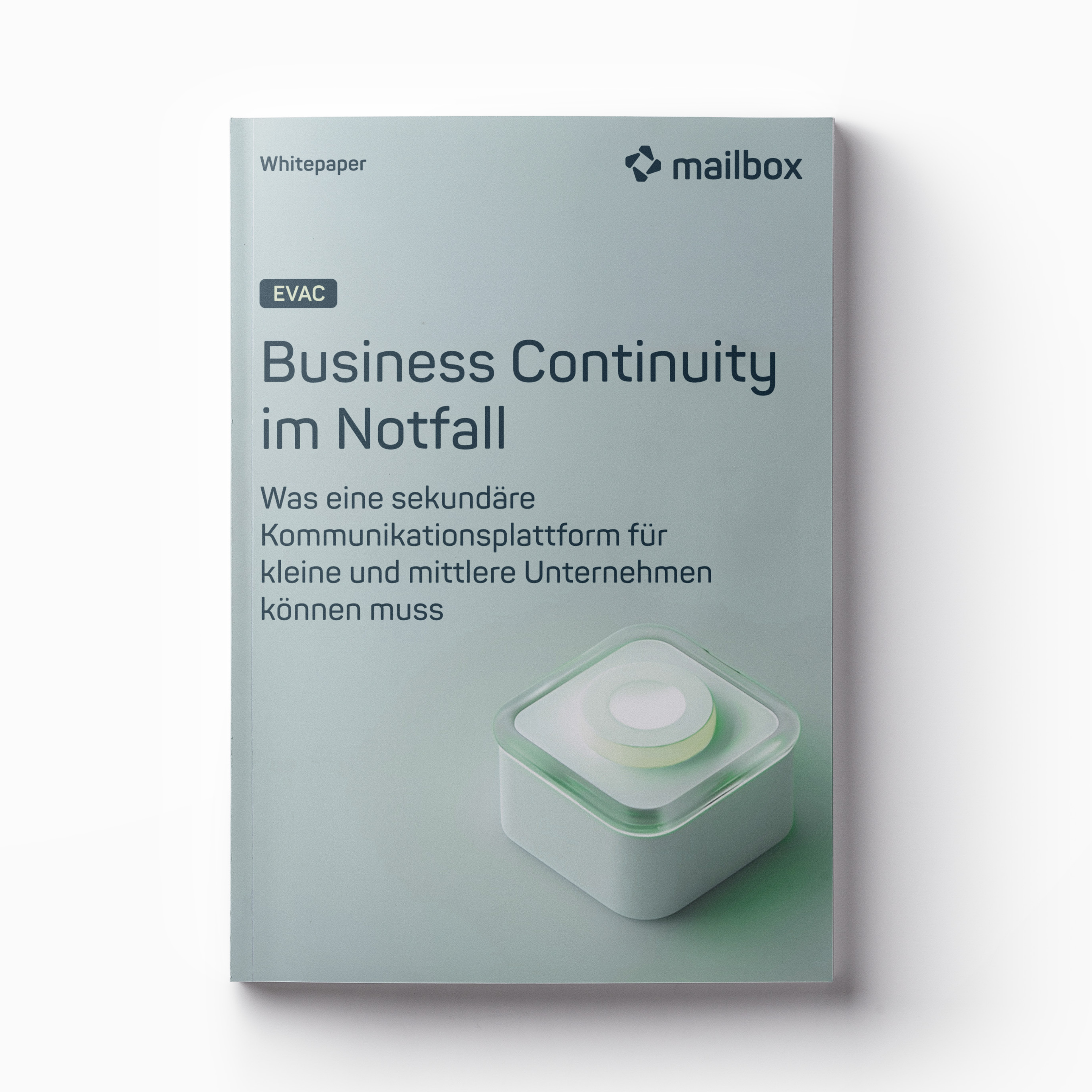 mailbox EVAC Whitepaper Business Continuity KMU Cover