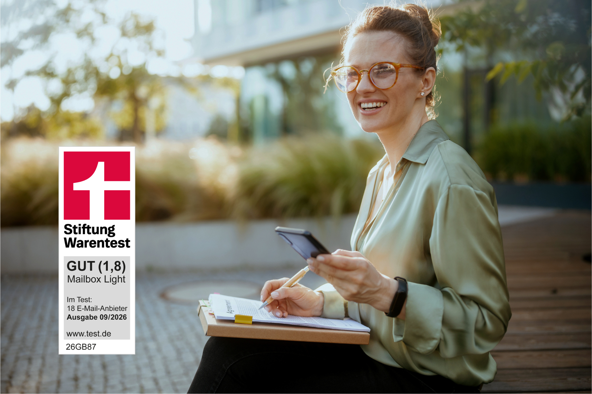 mailbox erhält die Note 1,8 bei Stiftung Warentest