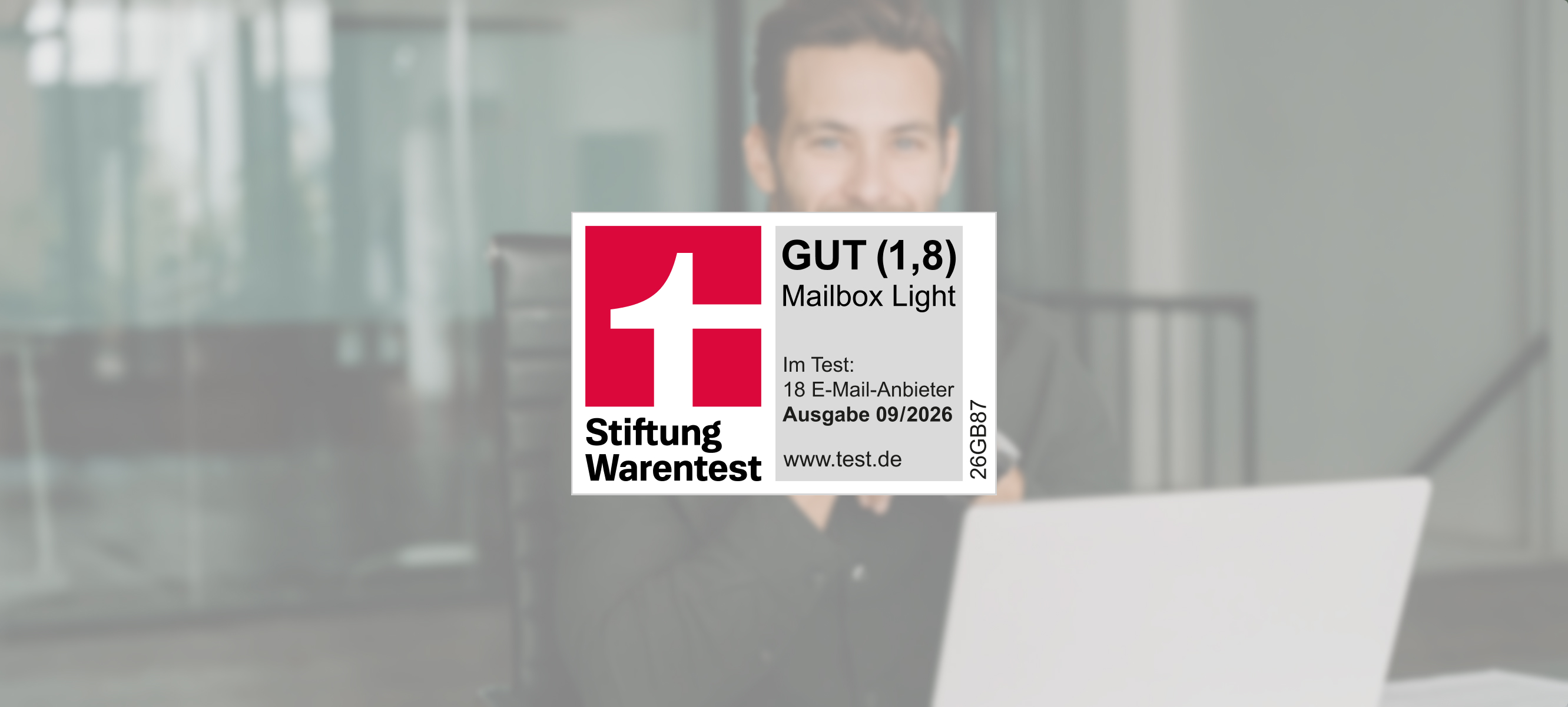 mailbox erhält die Note 1,8 bei Stiftung Warentest